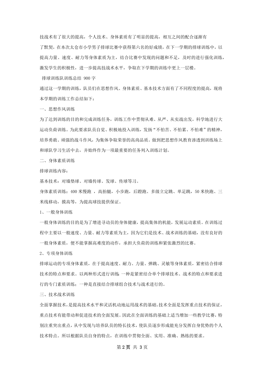 排球训练队训练总结.docx_第2页