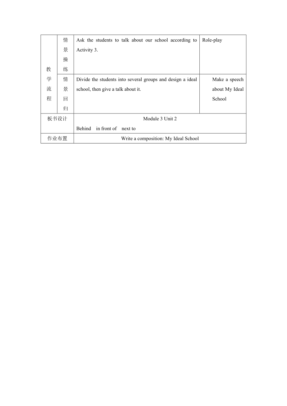 外研版初中英语七级上册教案：Module3 Unit2.doc_第2页