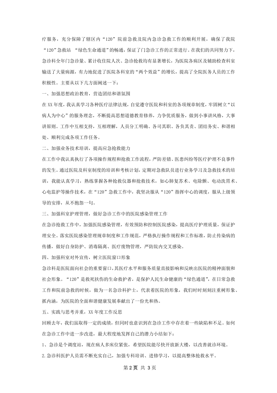 急诊工作总结.docx_第2页