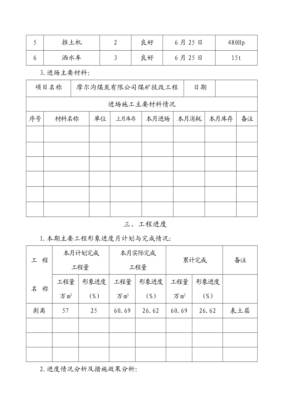 1.20Mt 的露天煤矿监理月报.doc_第3页