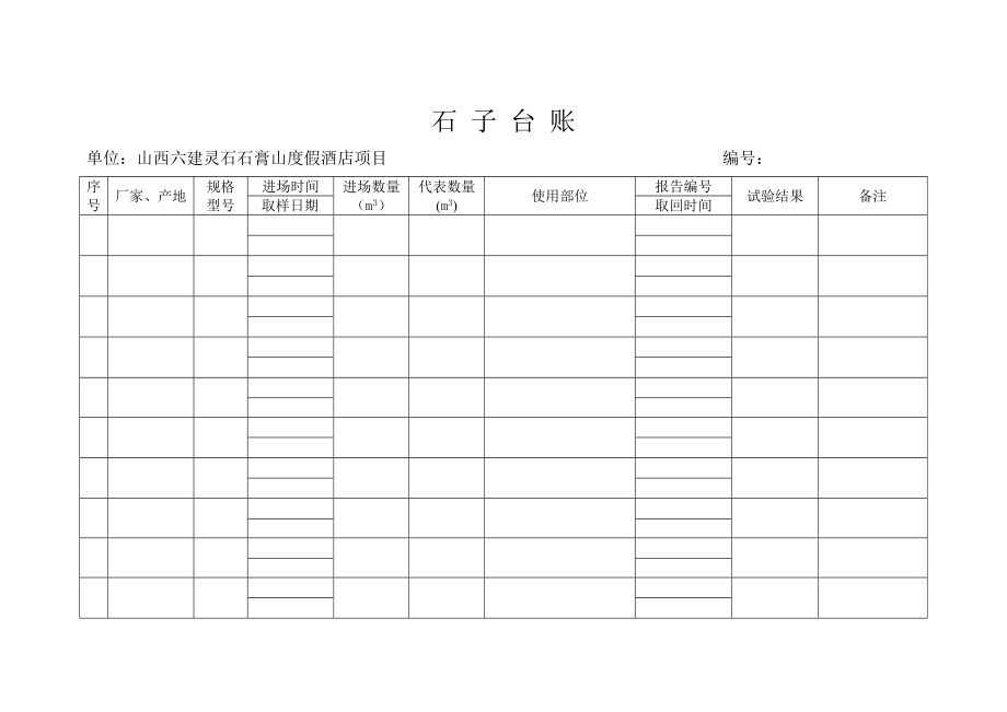 建筑工程台账样本.doc_第3页