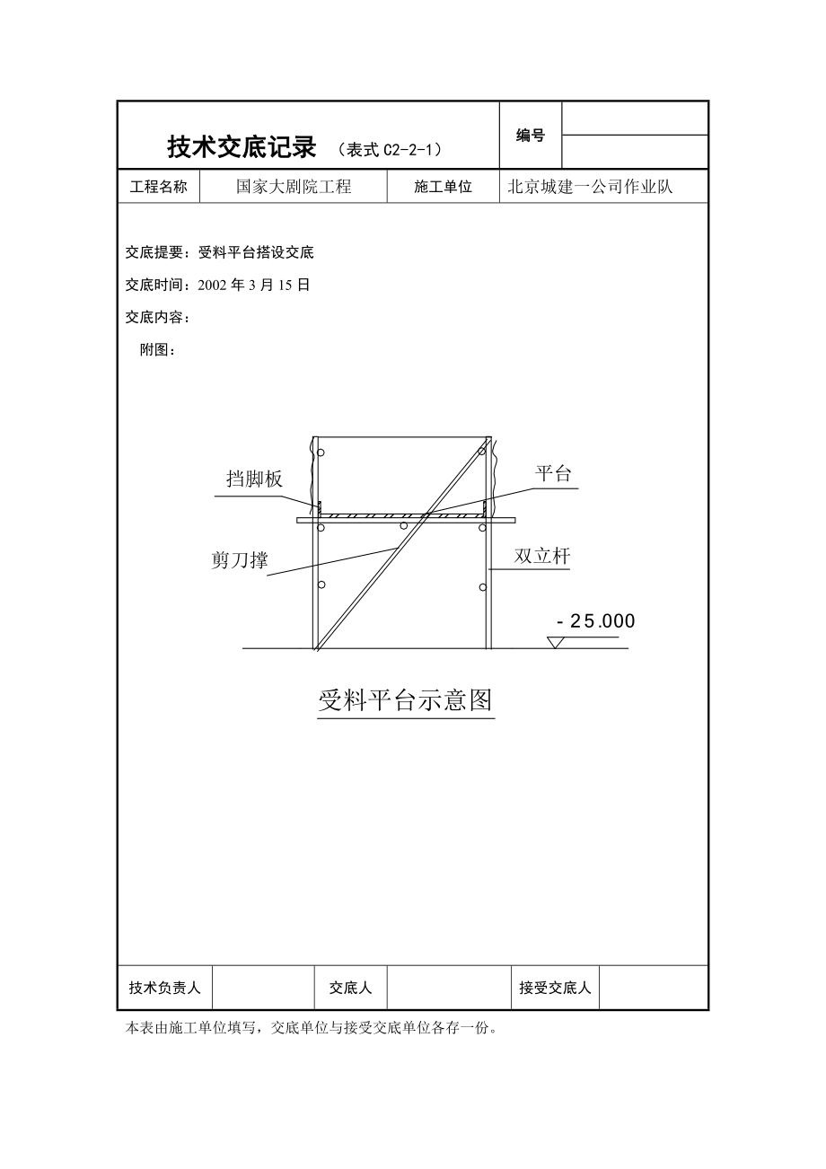 国家大剧院外架交底受料平台搭设技术交底.doc_第2页