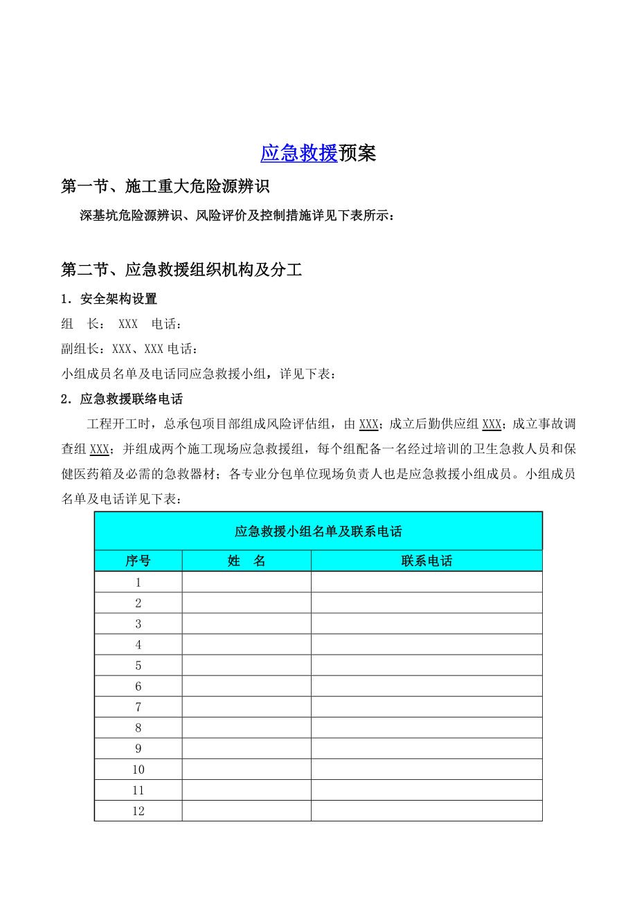 高层公寓施工应急救援预案.doc_第3页