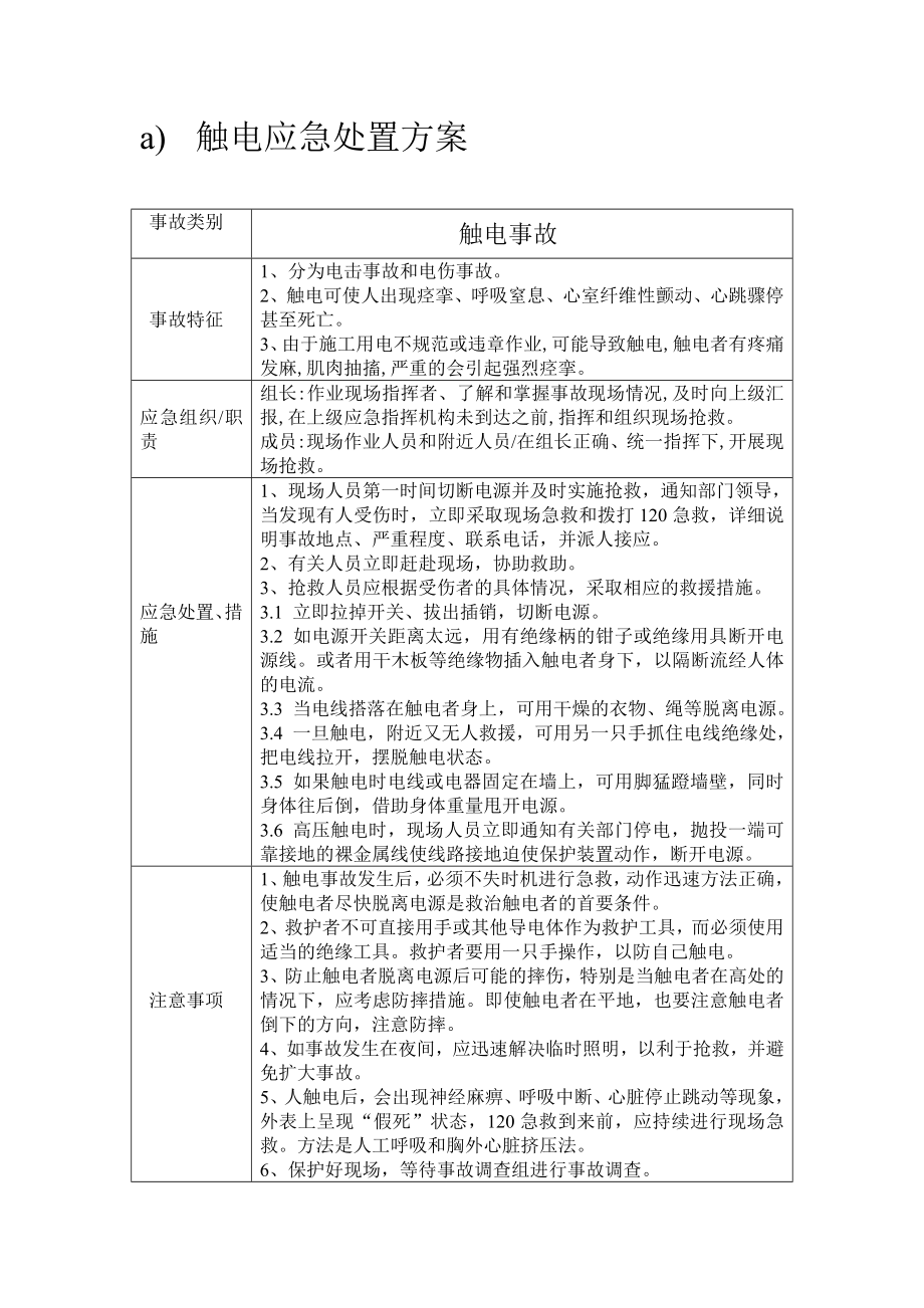 高速公路施工现场处置应急预案.doc_第3页