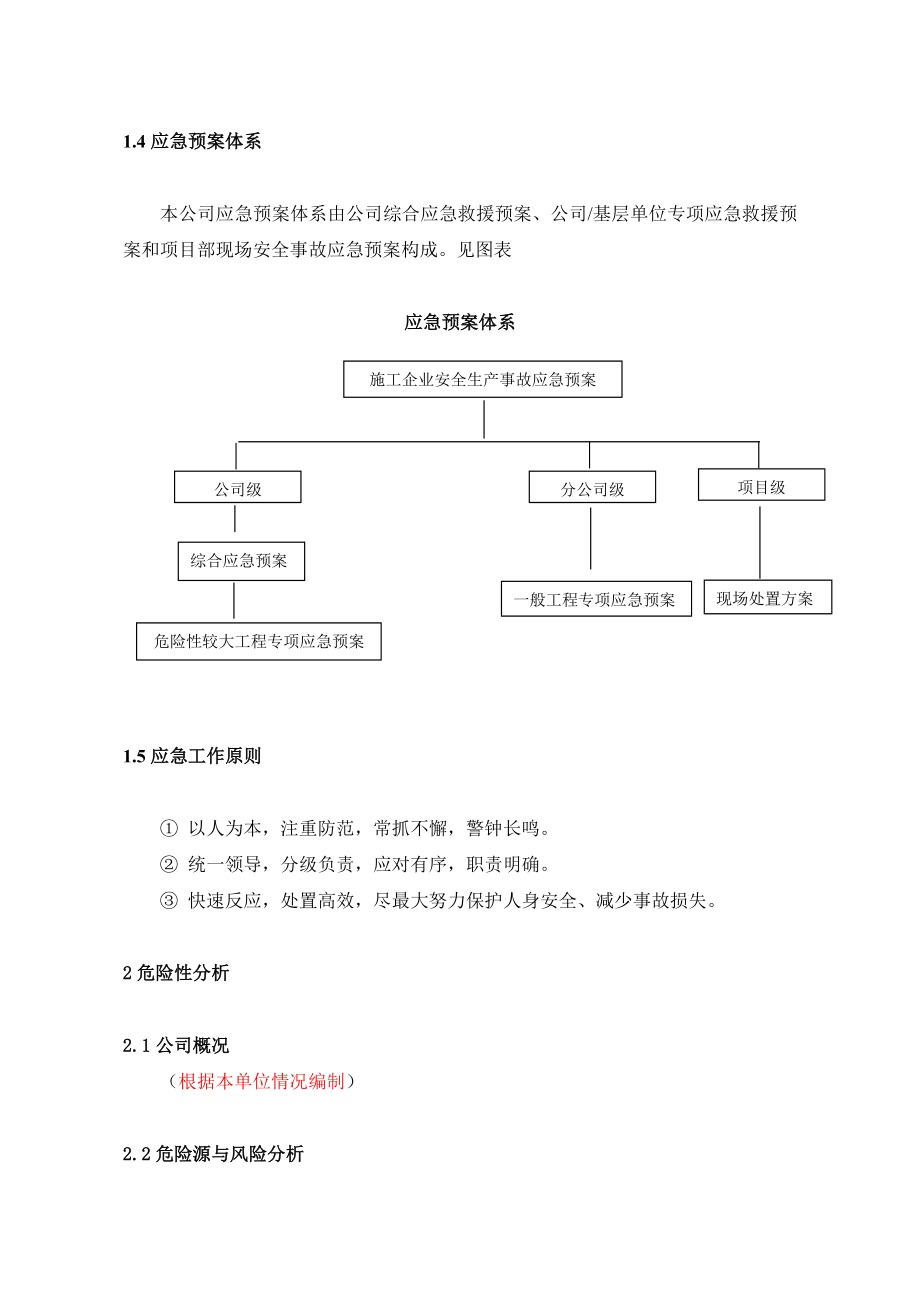 建设工程施工生产安全事故应急预案.doc_第2页