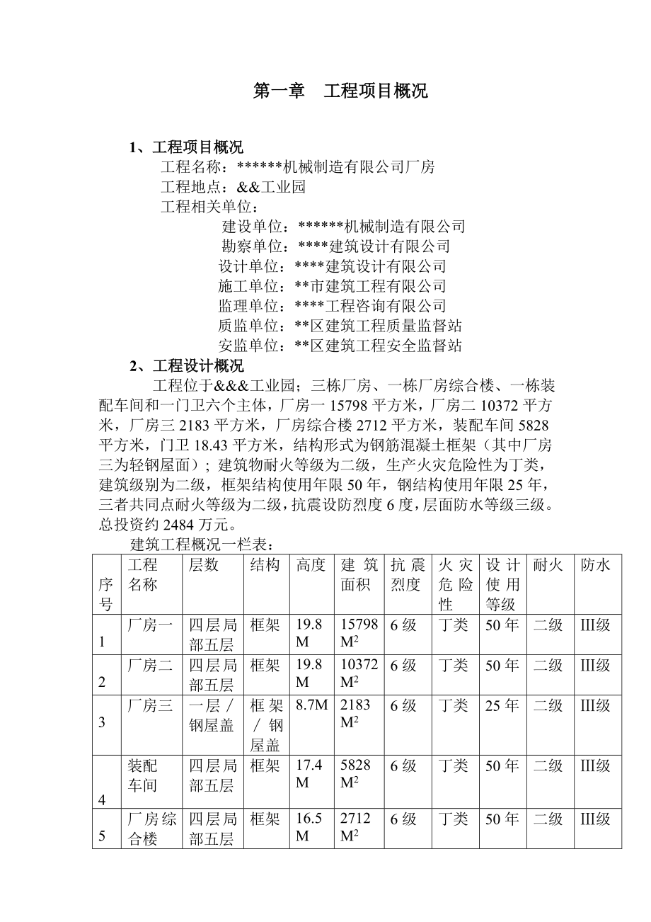 厂房工程监理规划.doc_第3页