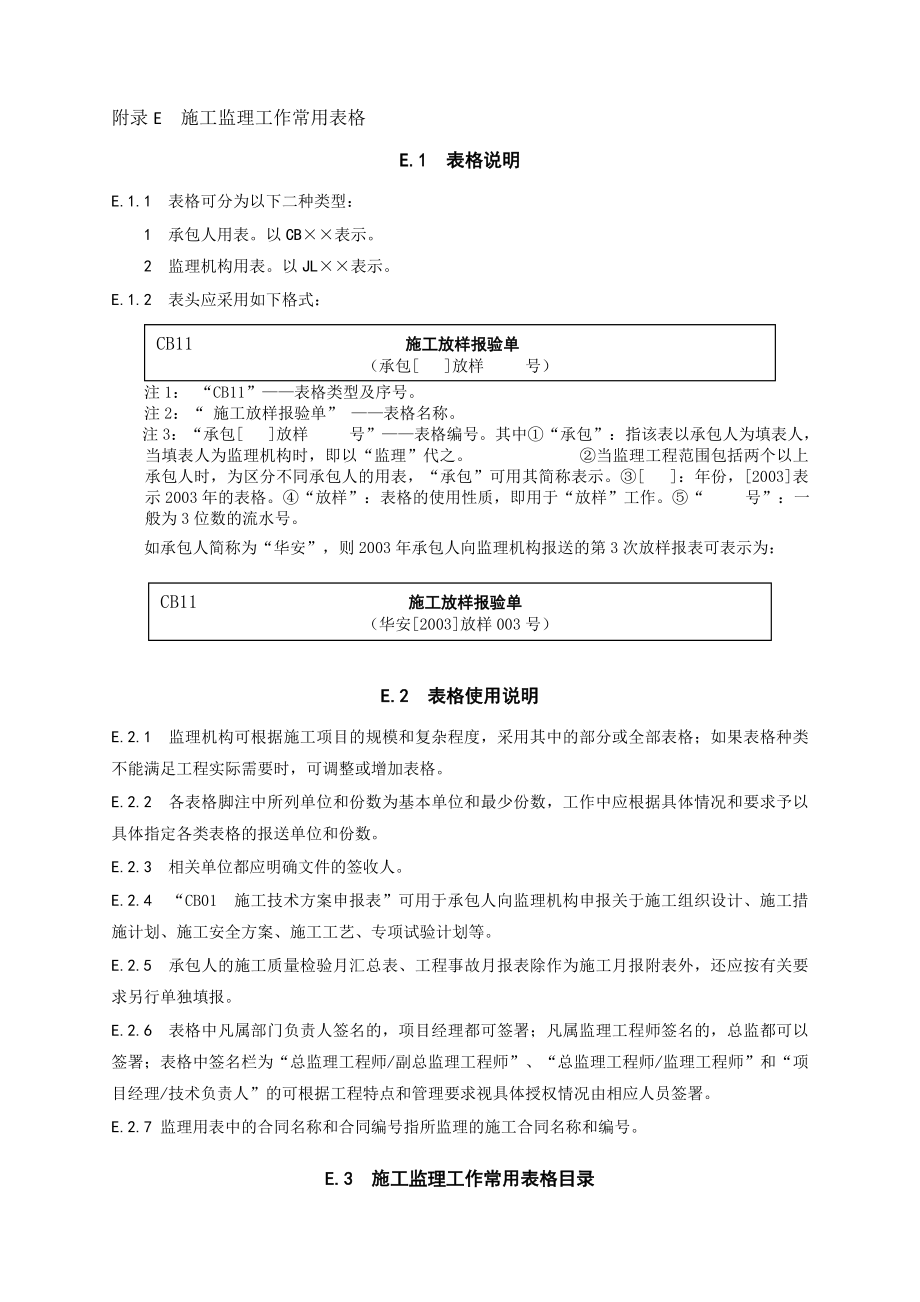 《水利工程施工监理规范》SL288全套表格.doc_第1页