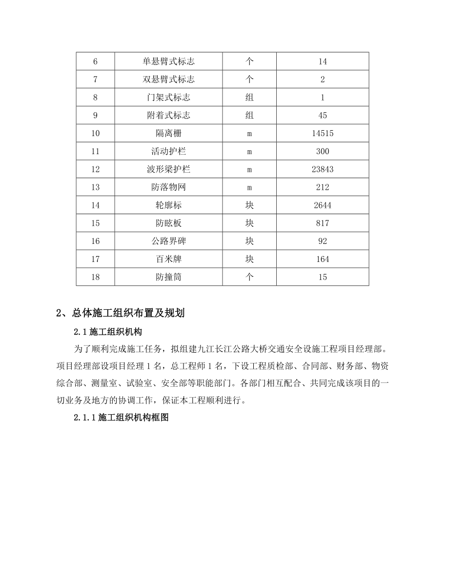 湖北九江长江公路大桥交安1标施组.doc_第2页