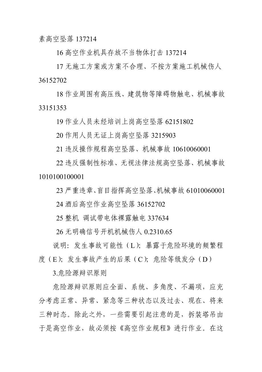 分析拆装塔吊危险源（建筑施工项目安全管理） .doc_第3页