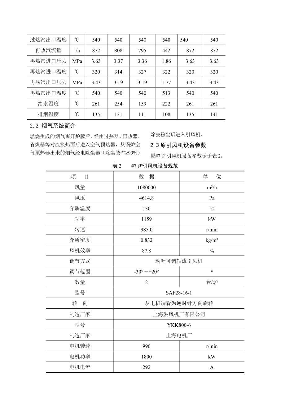 国电谏壁发电厂#7机组“引增合一”改造..doc_第2页