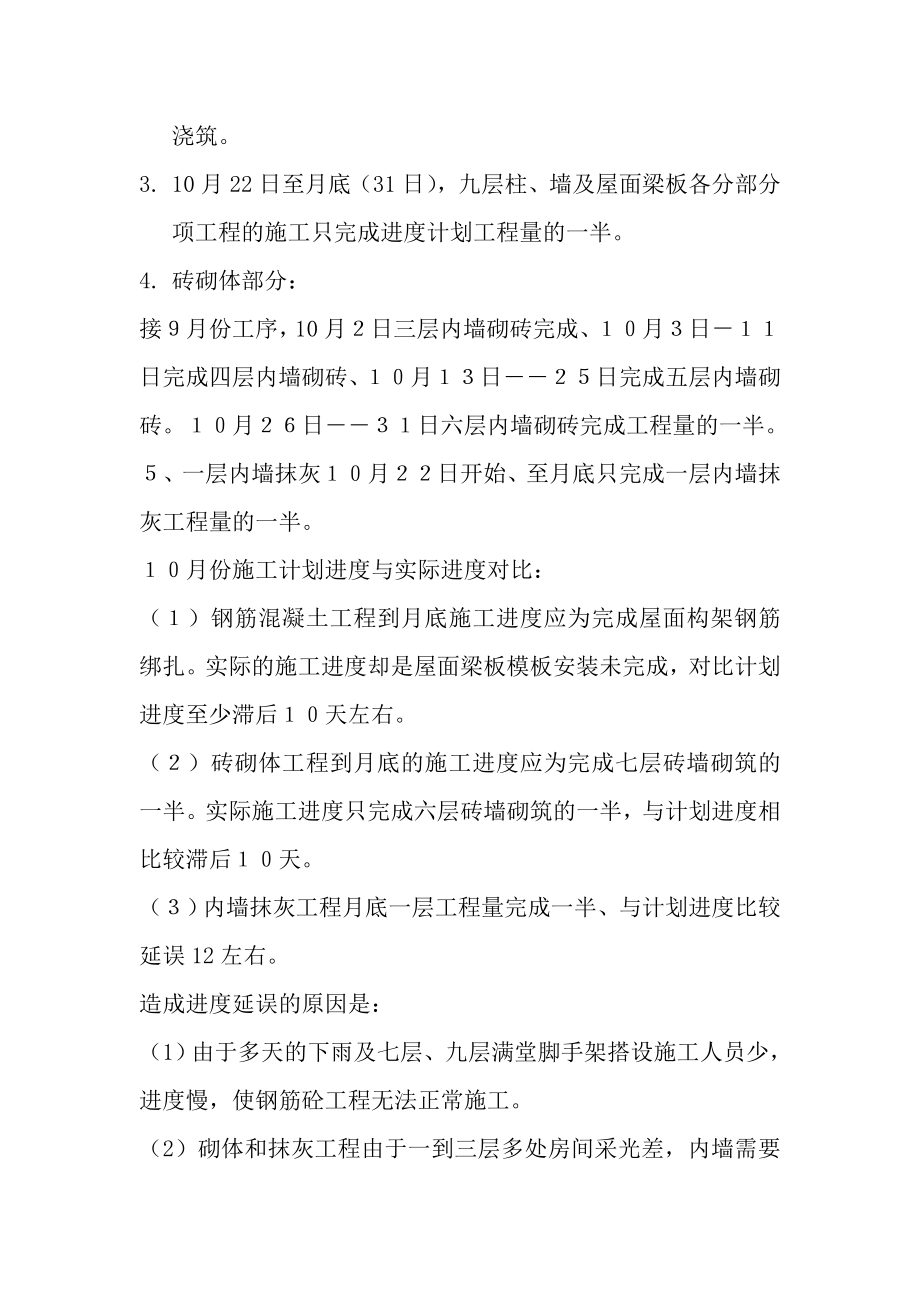 人民医院综合楼施工监理月报.doc_第2页