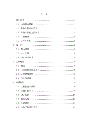 某某水库初步设计报告.doc