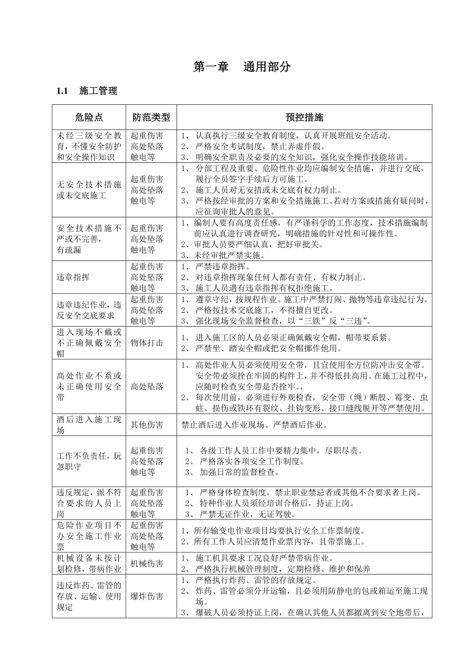 光伏电站施工危险点辨识及预控措施.doc_第3页