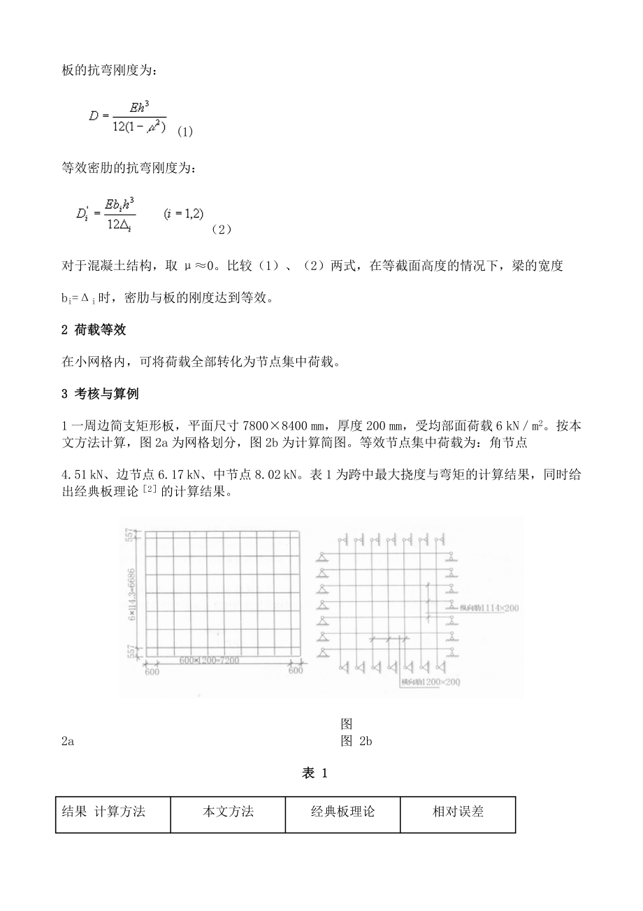 楼板在复杂荷载下的简捷计算方法.doc_第2页