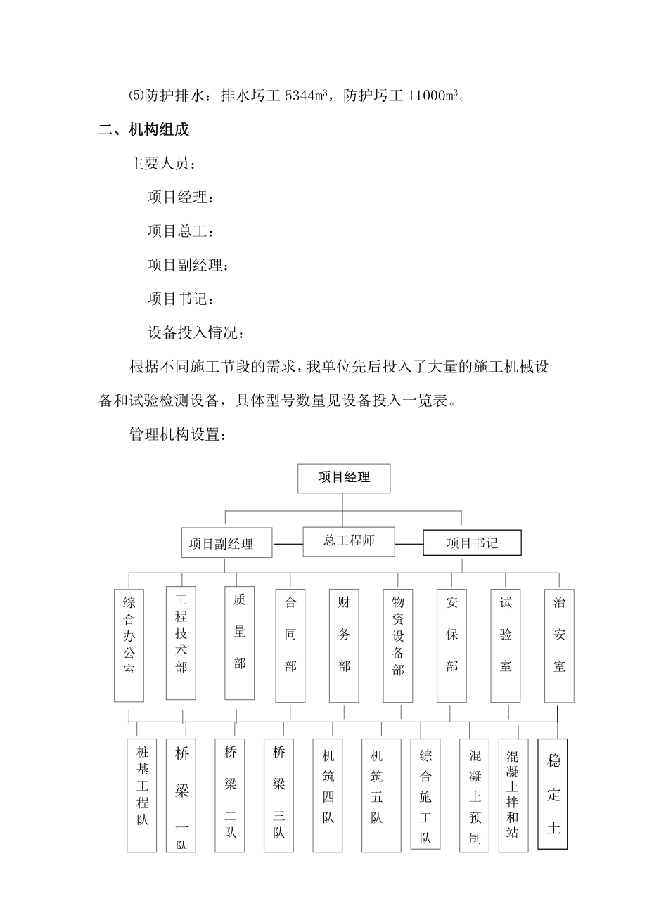 公路工程施工总结报告模板.doc_第2页