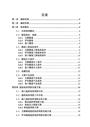 超前地质预报方案.doc