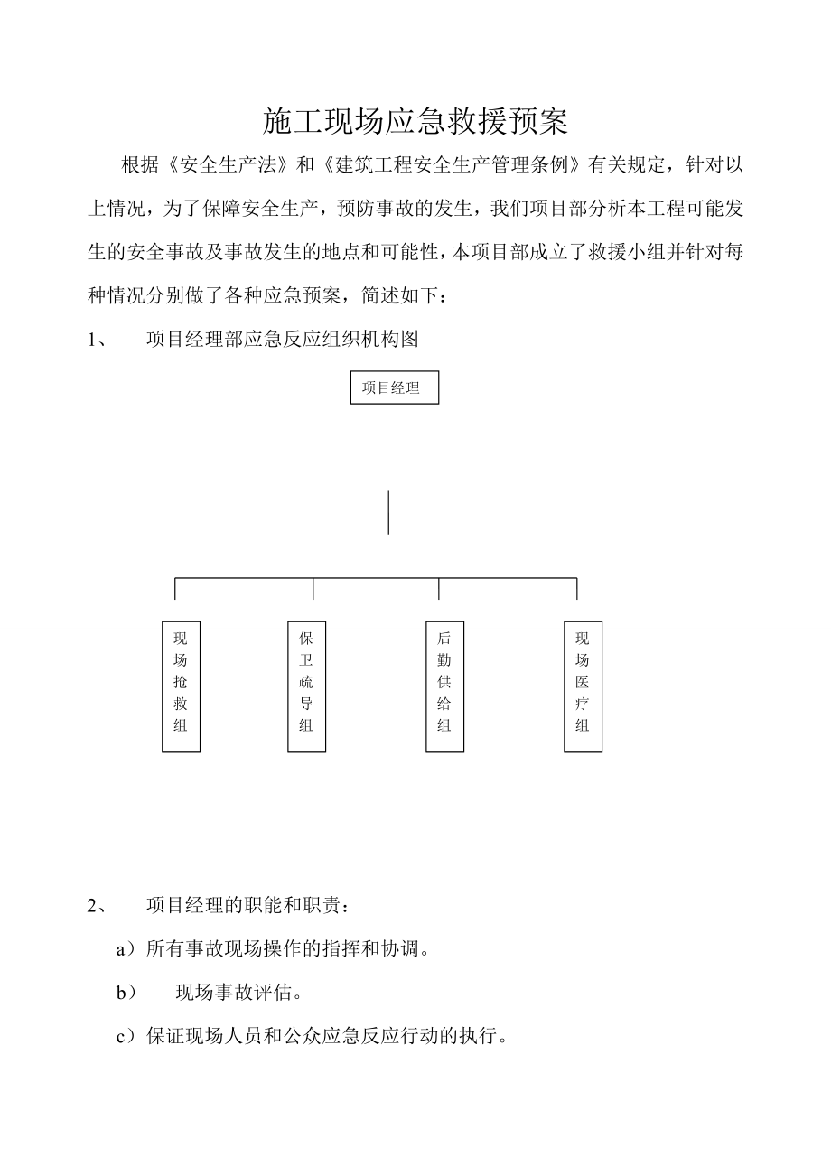 施工现场应急救援预案4.doc_第1页