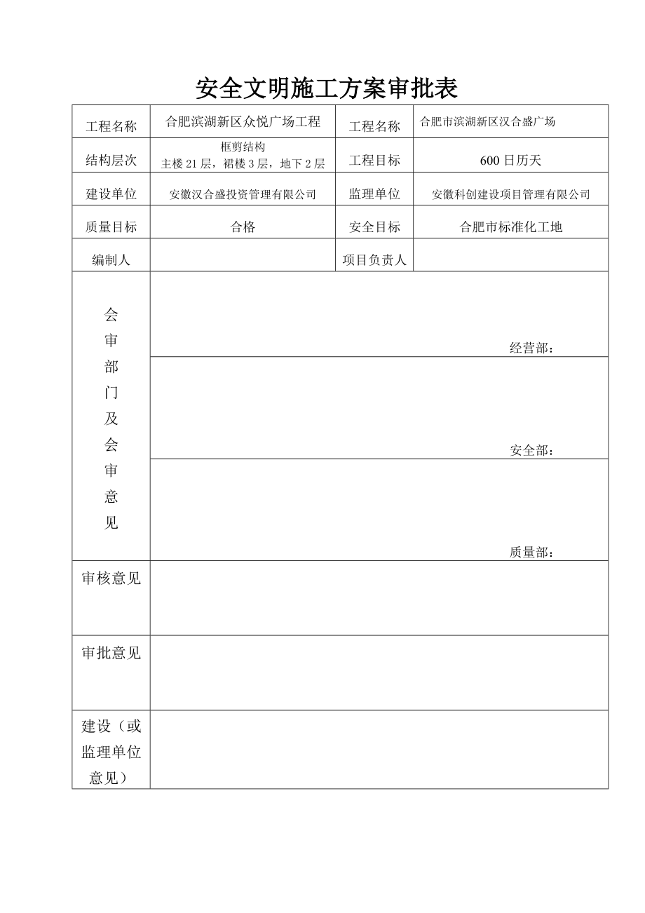 合肥汉合盛广场安全文明施工方案.doc_第2页