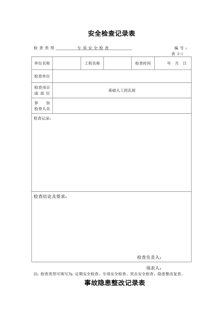 (最新)安全检查台账.doc_第1页