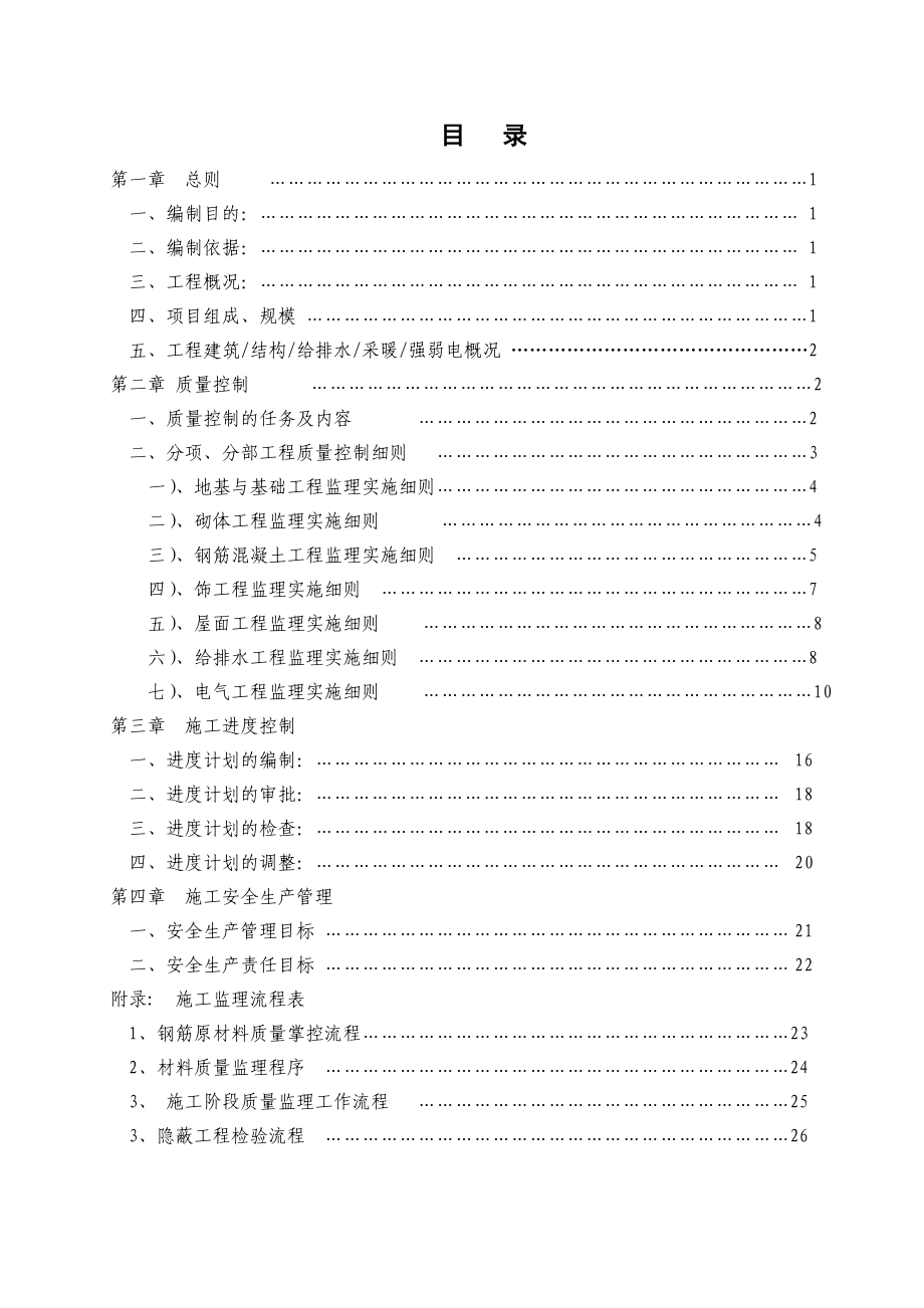 xx置业有限公司住宅小区工程监理实施细则.doc_第2页