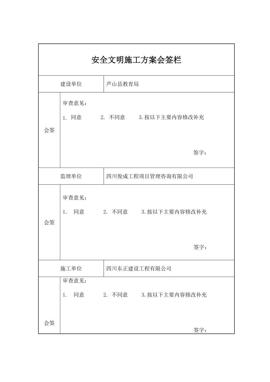 中心校灾后重建项目安全文明施工方案.doc_第2页