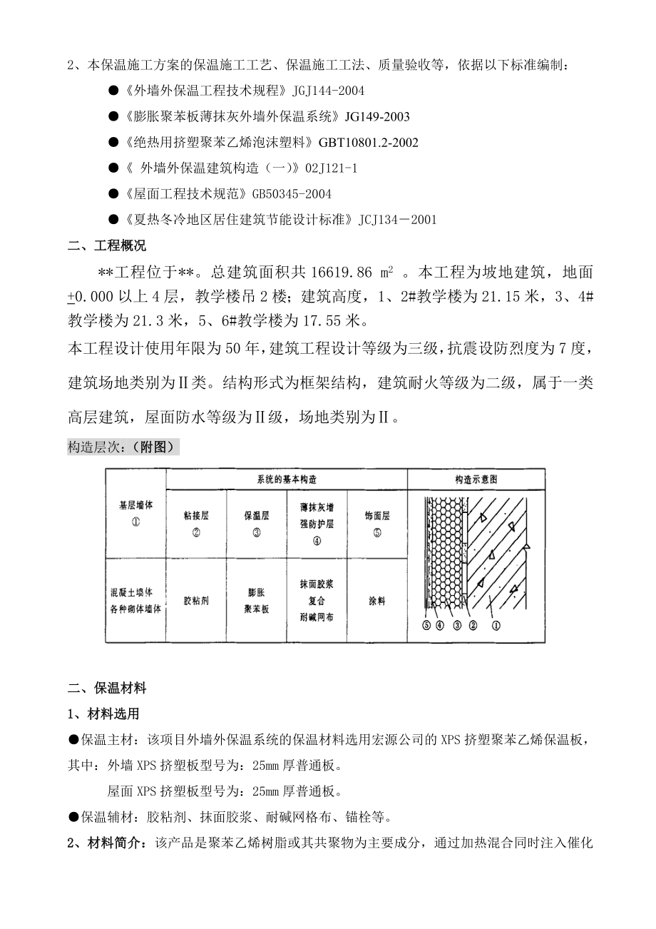 外墙及屋面保温施工方案(挤塑式聚苯乙烯隔热保温板xps).doc_第3页