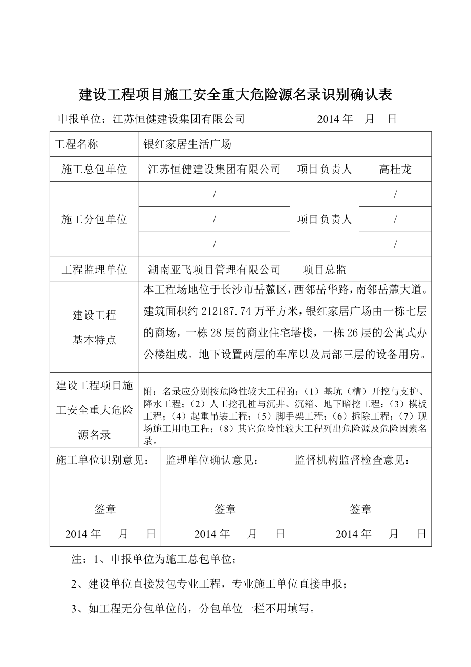 银红家居生活广场工程重大危险源方案编制.doc_第3页