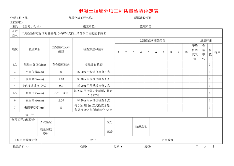 公路工程质量检验评定表.doc_第2页