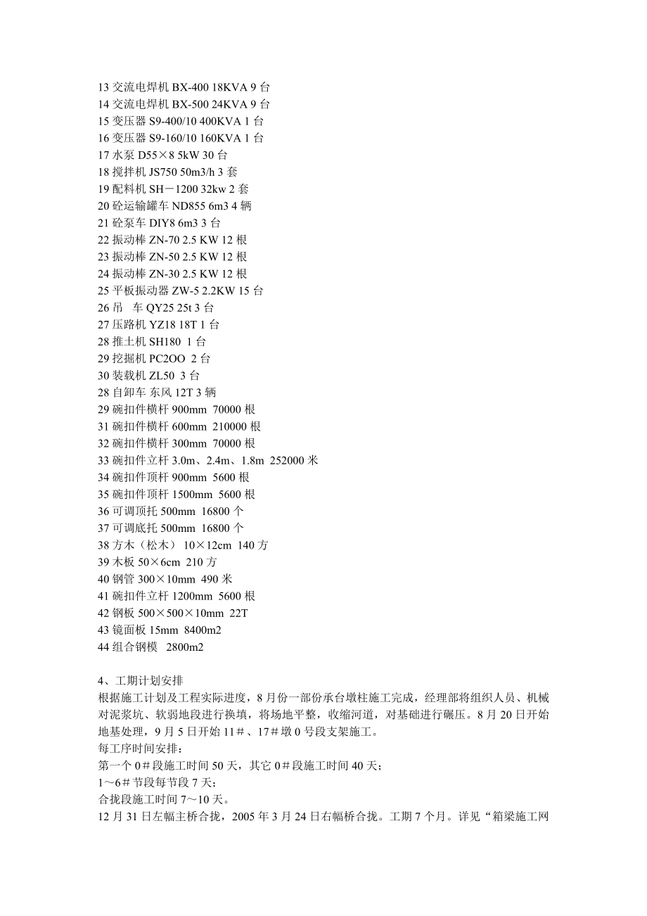 主桥现浇连续箱梁满堂支架（碗扣件）法施工方案.doc_第2页