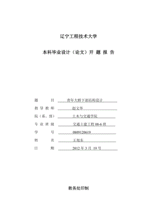 大桥下部结构设计开题报告.doc