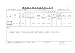 小区楼基础安全建筑施工安全检查评分汇总表附表.doc