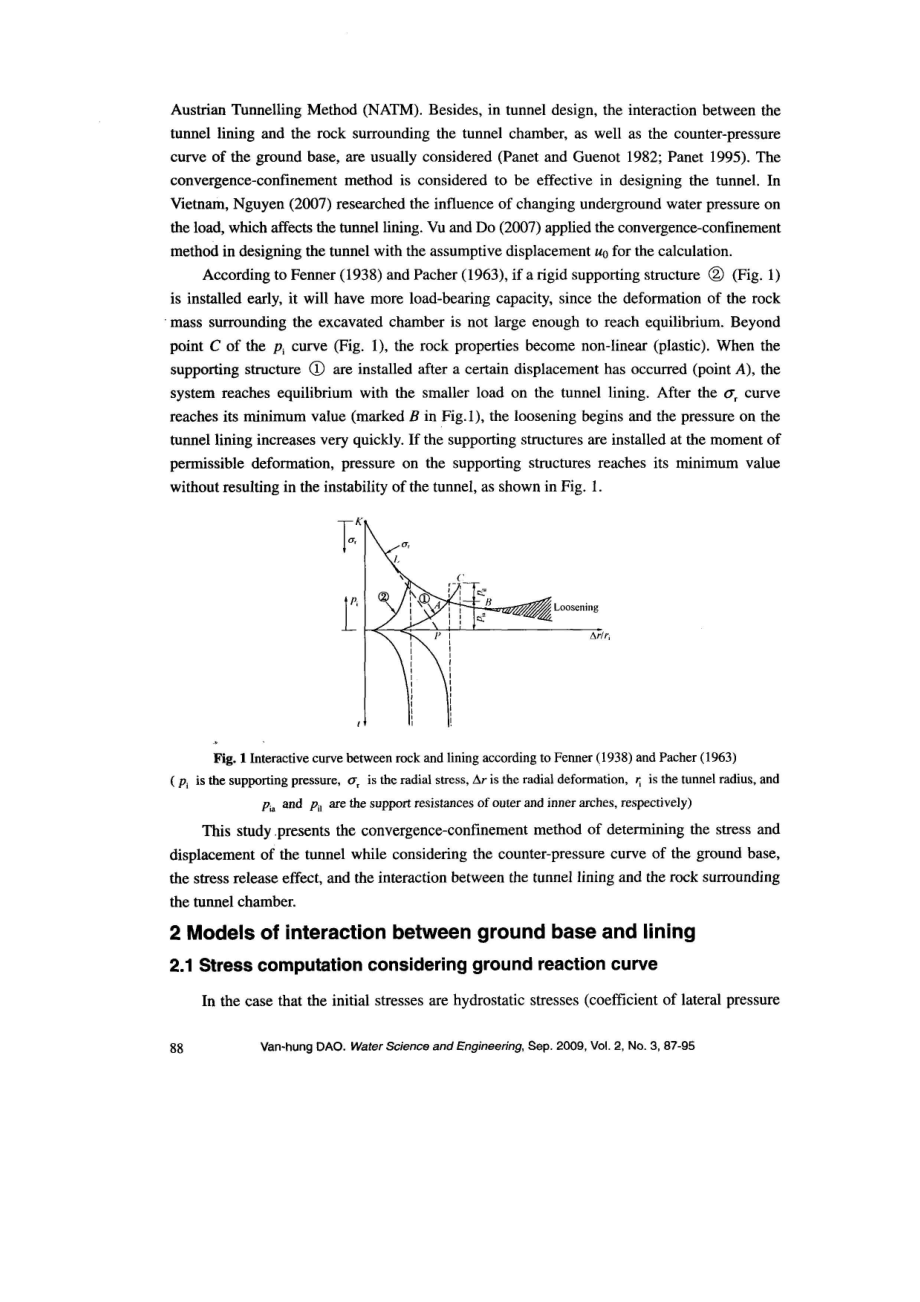 土木 建筑 地下工程 外文翻译 外文文献 英文文献 考虑应力释放的影响.doc_第2页