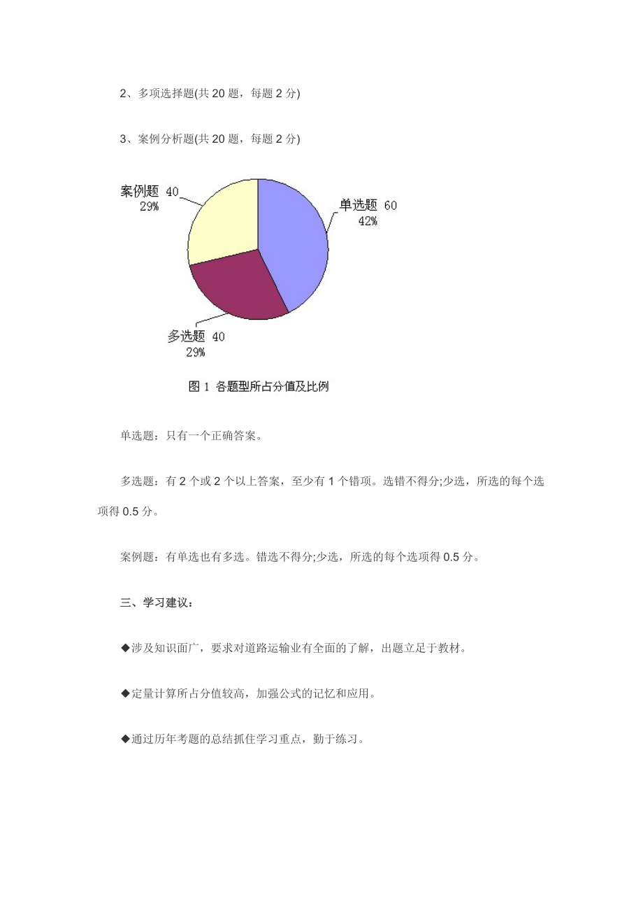 中级公路运输考情分析.doc_第2页