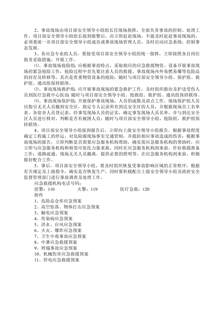 拆迁安置房工程重大危险源应急预案.doc_第2页