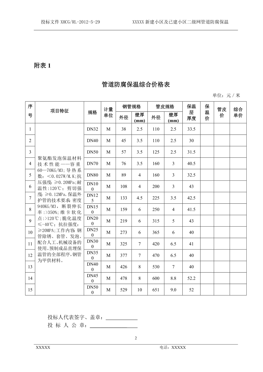 管道防腐保温-投标书.doc_第2页