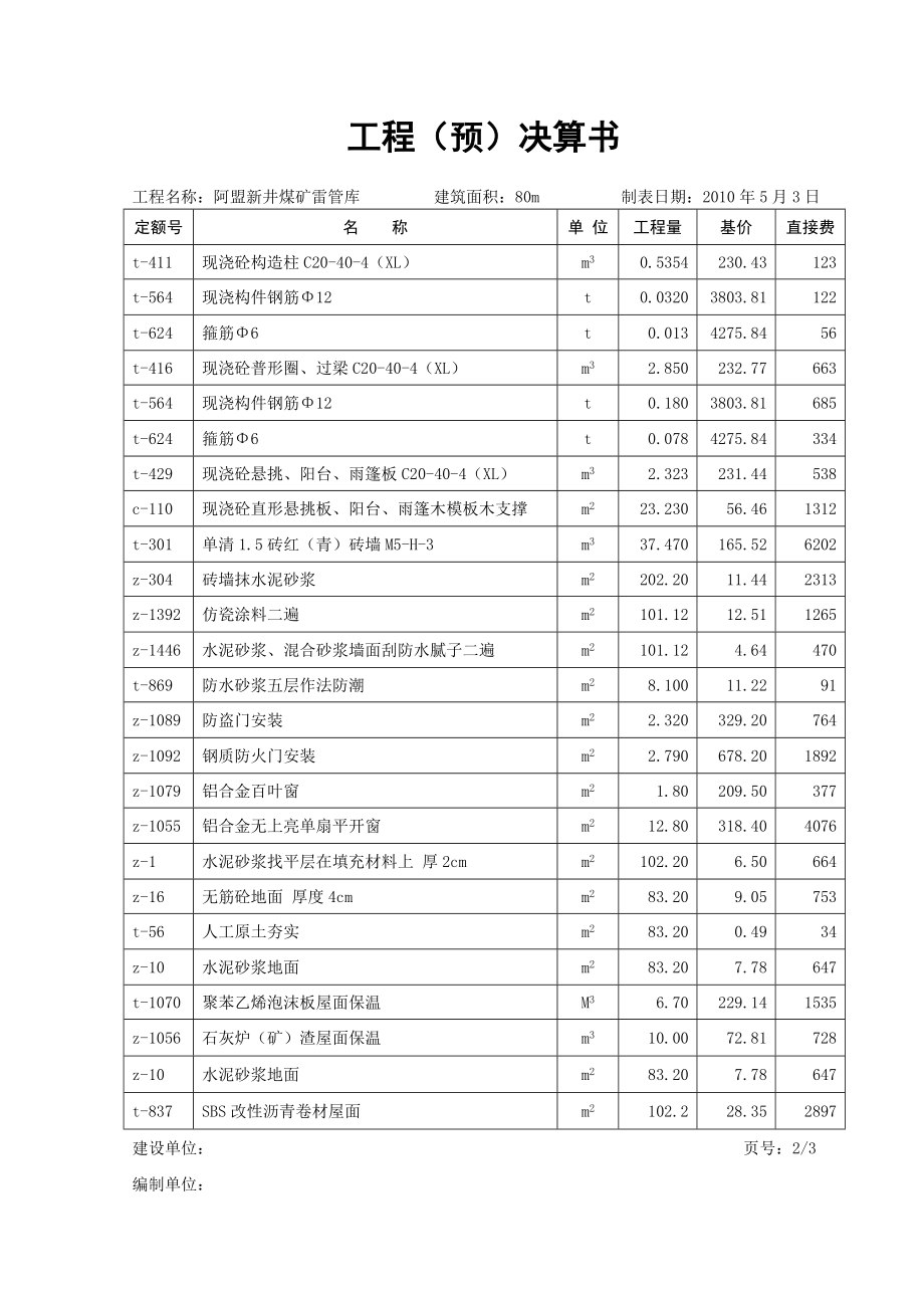 工程预算书、工程决算书.doc_第3页