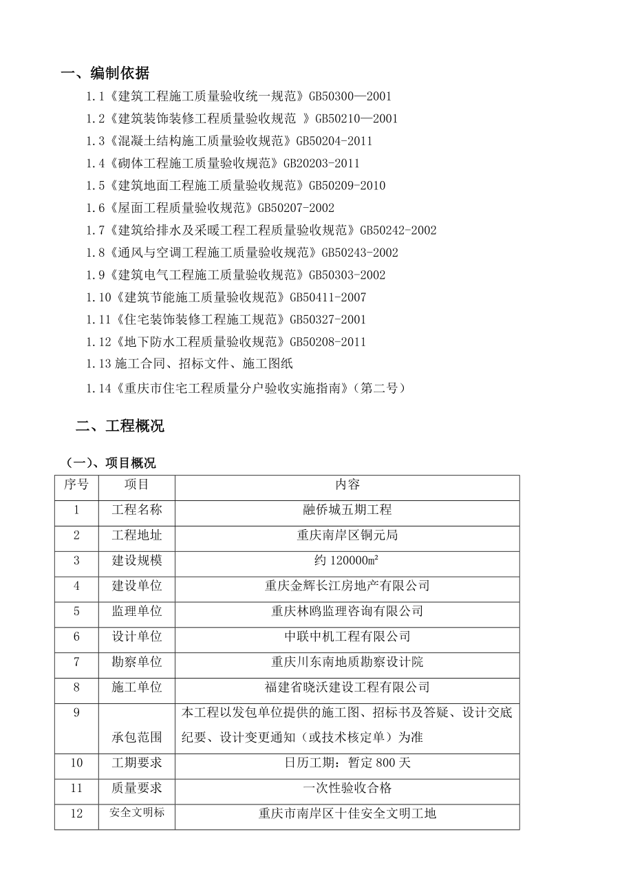 融侨半岛融侨城五期工程分户验收方案.doc_第3页