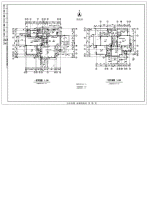 首层面积151平方米2层经典别墅施工图 MODEL .doc