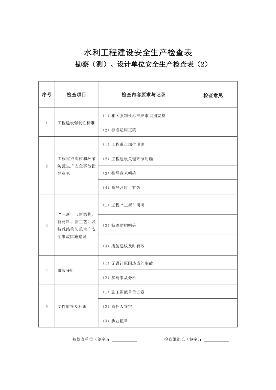 水利工程建设安全生产检查表.doc_第3页