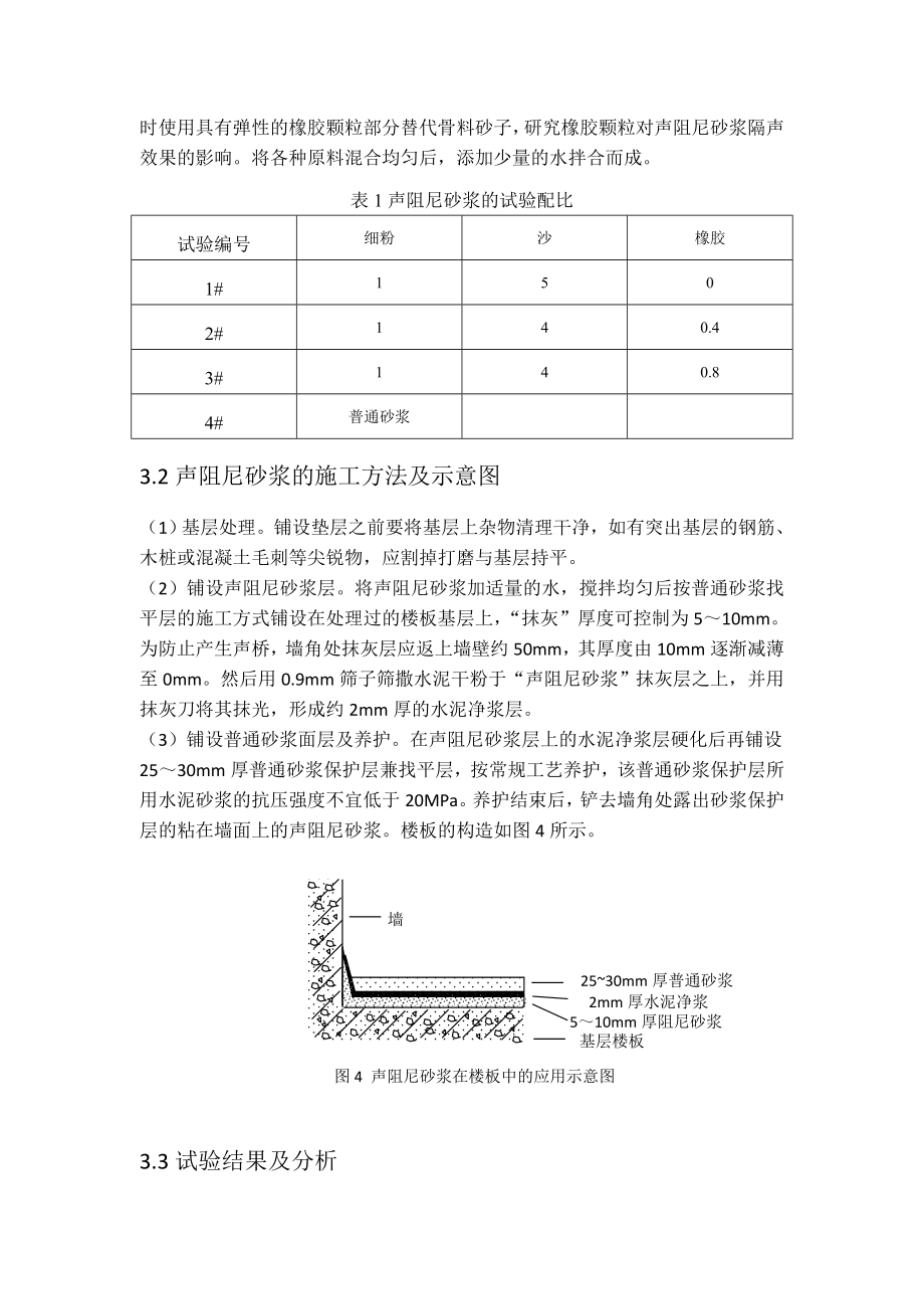 隔声砂浆在楼板隔声中的初步应用.doc_第3页