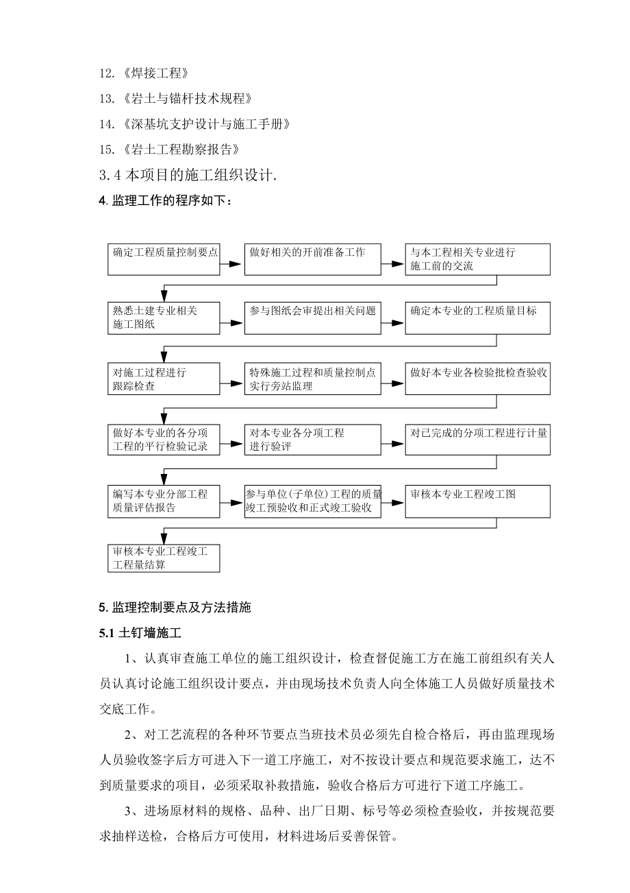 拆迁安置小区工程监理实施细则深基坑支护工程监理细则.doc_第3页