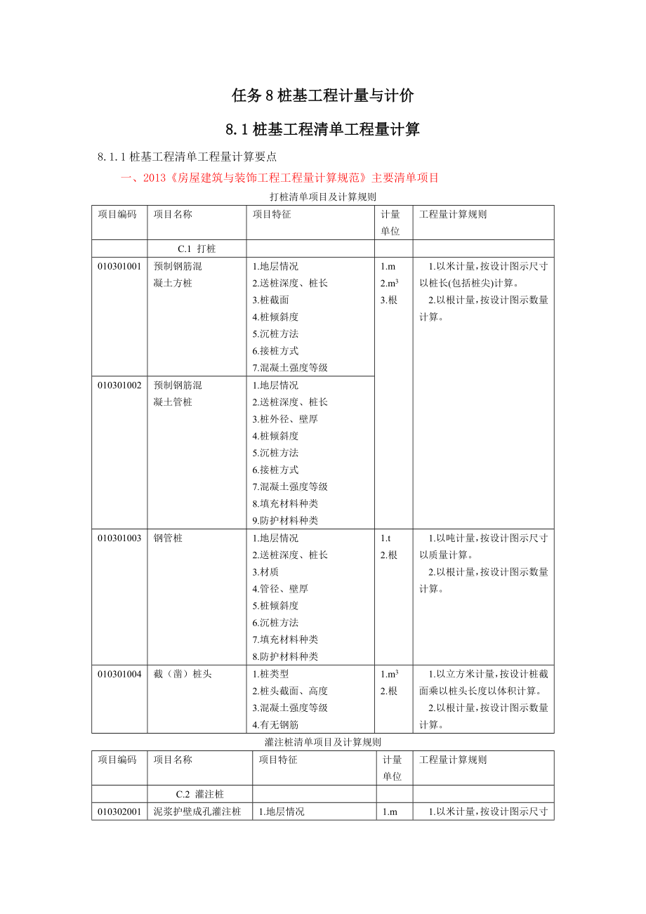 14定额桩基工程计价及计量.doc_第1页