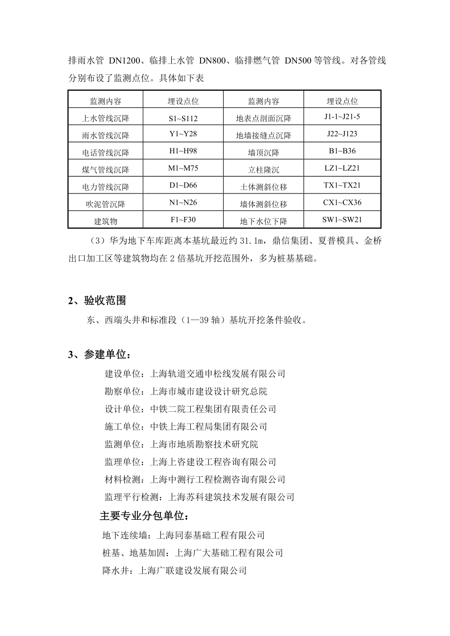 申江路站土建施工基坑开挖监理评估报告(定).doc_第3页