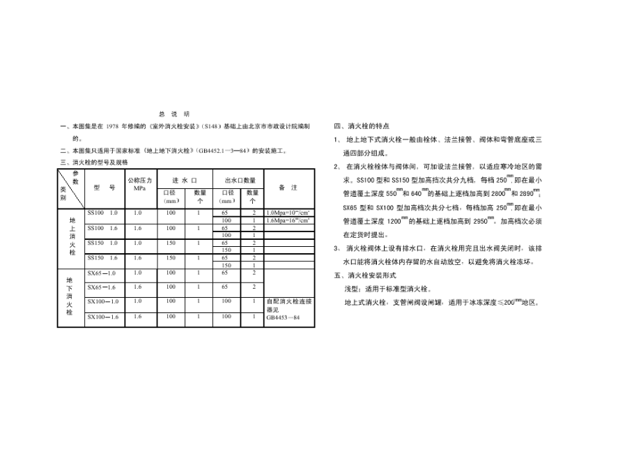 室外消火栓安装图集.doc_第1页