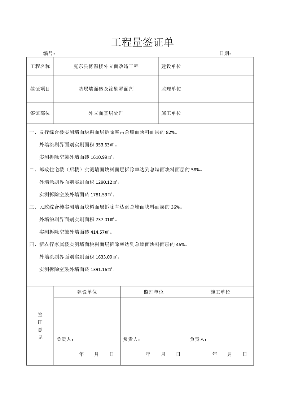 低温楼外立面改造工程工程量签证单.doc_第3页