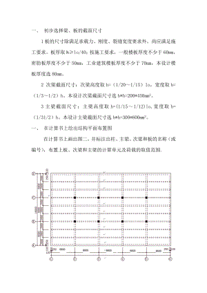 《钢筋混凝土》课程设计计划书0812.doc