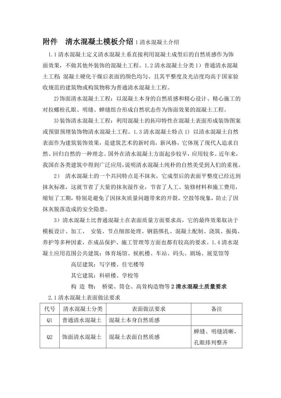 附件清水混凝土模板介绍.doc_第1页