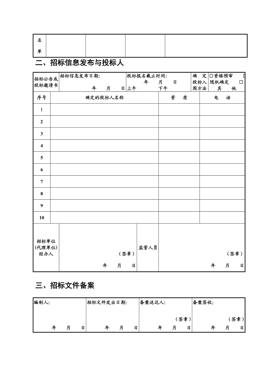 （上海）监理招投标表格汇编.doc_第2页