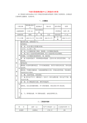 房地产项目工程管理 多个工程项目造价指标.doc