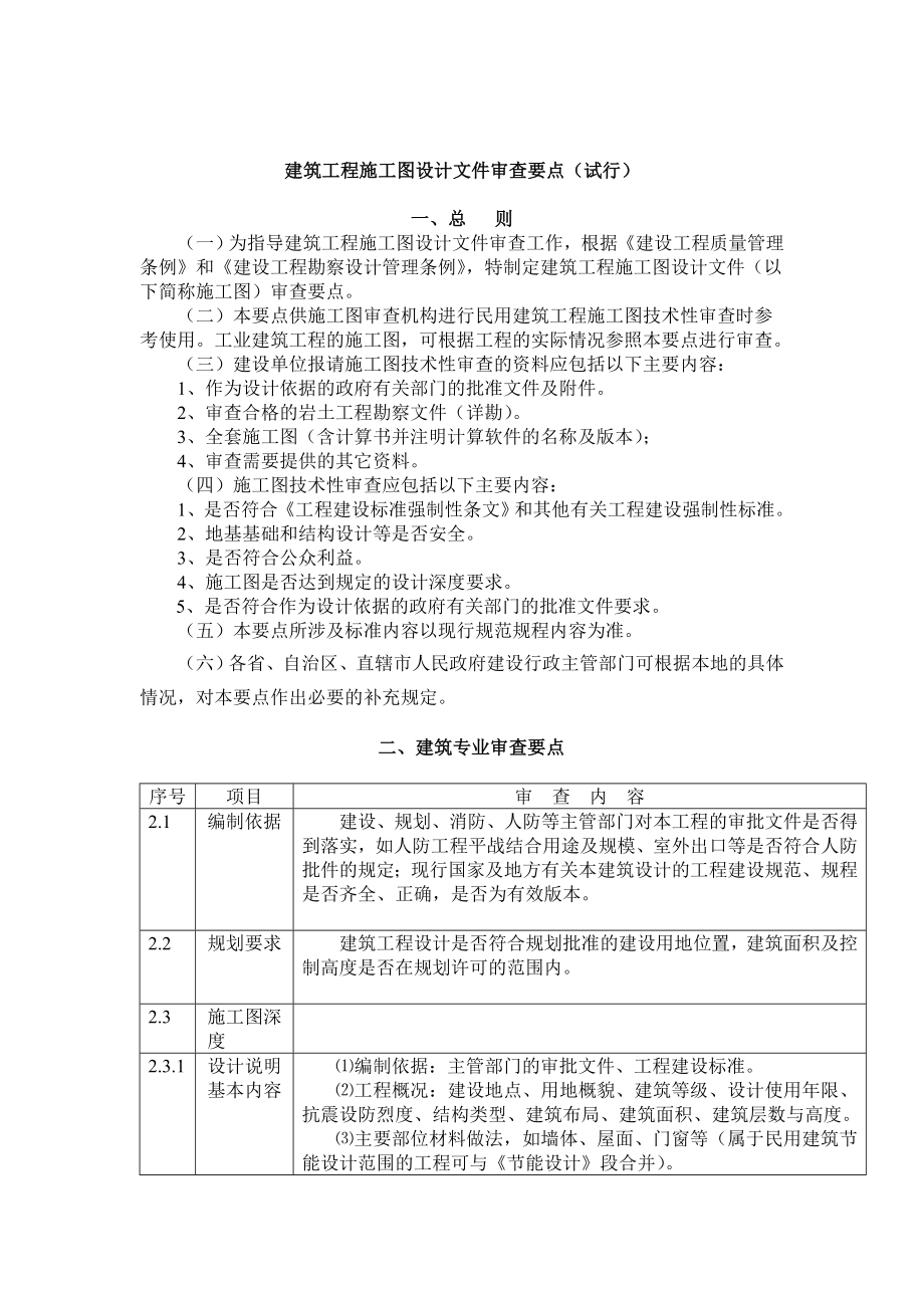 建筑工程施工图审图要点.doc_第2页